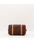 Sac Mini Boston Macadam marron - 25 x 15 x 14 cm