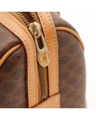 Sac Mini Boston Macadam marron - 25 x 15 x 14 cm
