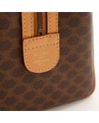 Sac Mini Boston Macadam marron - 25 x 15 x 14 cm