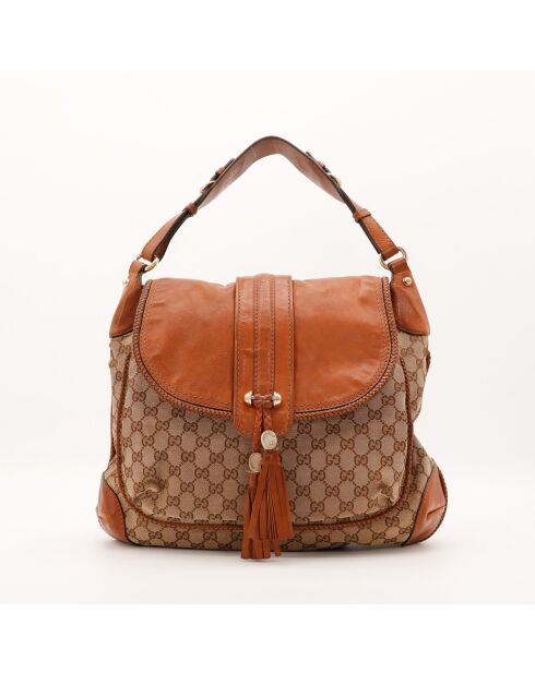 Sac Hobo Marrakech beige - 41 x 36 x 13 cm