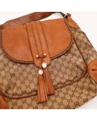Sac Hobo Marrakech beige - 41 x 36 x 13 cm