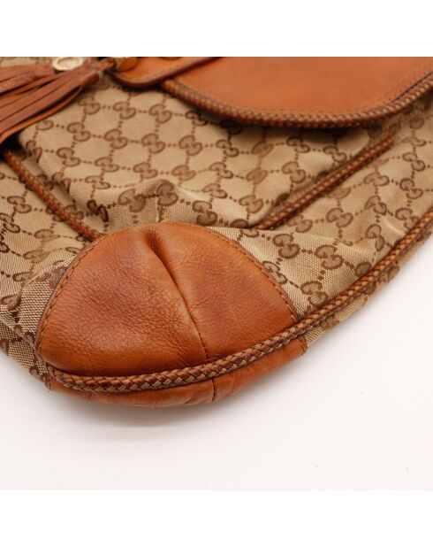 Sac Hobo Marrakech beige - 41 x 36 x 13 cm