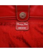 Sac en cuir Saint Germain rouge profond - 37 x 27 x 10 cm