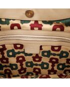 Sac en cuir Hobo Horsebit 85th Guccissima beige - 41 x 26 x 2 cm