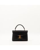 Sac en cuir Triomphe Teen Nino noir - 20.5 x 13 x 8 cm