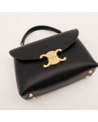 Sac en cuir Triomphe Teen Nino noir - 20.5 x 13 x 8 cm