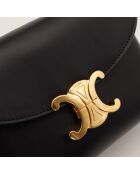 Sac en cuir Triomphe Teen Nino noir - 20.5 x 13 x 8 cm