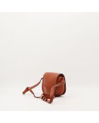 Sac en cuir Folco camel - 18.5 x 15 x 7 cm