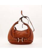 Sac en cuir Hobo Amalfi camel - 36 x 25 x 11 cm