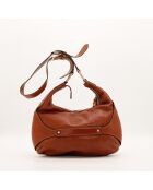Sac en cuir Hobo Amalfi camel - 36 x 25 x 11 cm