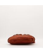 Sac en cuir Hobo Amalfi camel - 36 x 25 x 11 cm