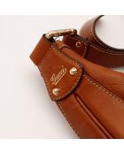 Sac en cuir Hobo Amalfi camel - 36 x 25 x 11 cm