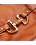 Sac en cuir Hobo Amalfi camel - 36 x 25 x 11 cm