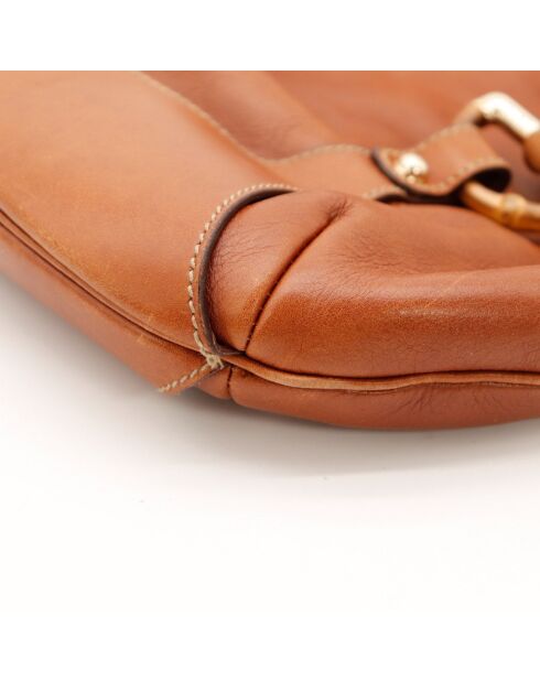 Sac en cuir Hobo Amalfi camel - 36 x 25 x 11 cm