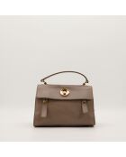 Sac en cuir Muse Two gris - 27 x 18 x 8 cm