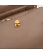Sac en cuir Muse Two gris - 27 x 18 x 8 cm