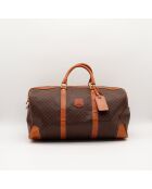Sac Boston Macadam marron - 31 x 19 x 17 cm