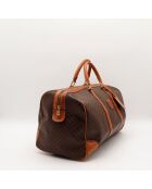 Sac Boston Macadam marron - 31 x 19 x 17 cm