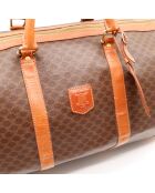 Sac Boston Macadam marron - 31 x 19 x 17 cm