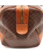 Sac Boston Macadam marron - 31 x 19 x 17 cm