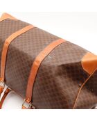 Sac Boston Macadam marron - 31 x 19 x 17 cm