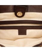 Tote bag Bambou marron - 29 x 23 x 7 cm