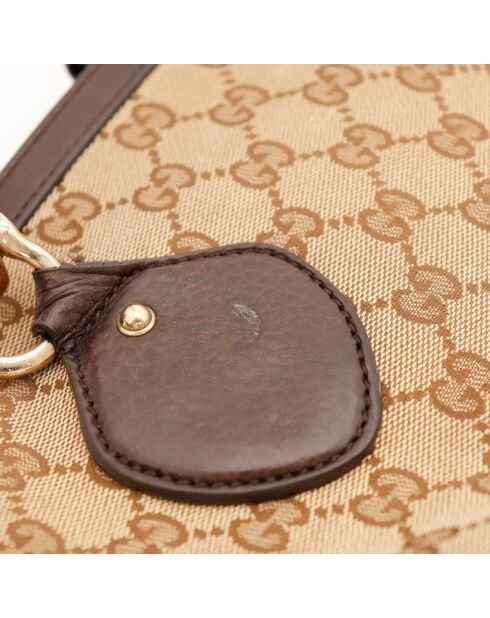 Tote bag Bambou marron - 29 x 23 x 7 cm