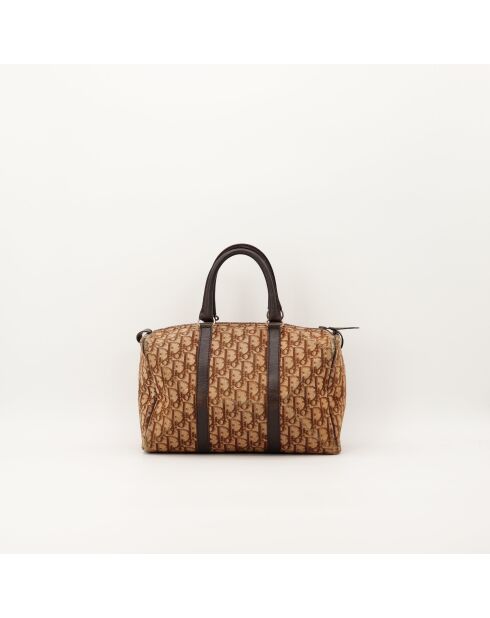 Sac Boston Trotter marron - 30 x 17 x 16 cm