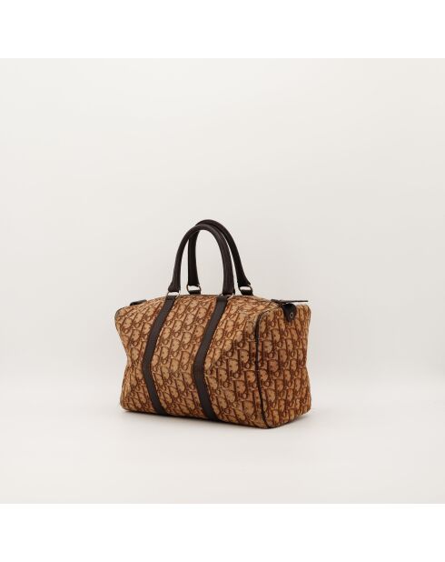 Sac Boston Trotter marron - 30 x 17 x 16 cm
