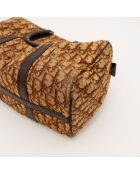 Sac Boston Trotter marron - 30 x 17 x 16 cm