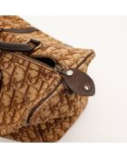 Sac Boston Trotter marron - 30 x 17 x 16 cm