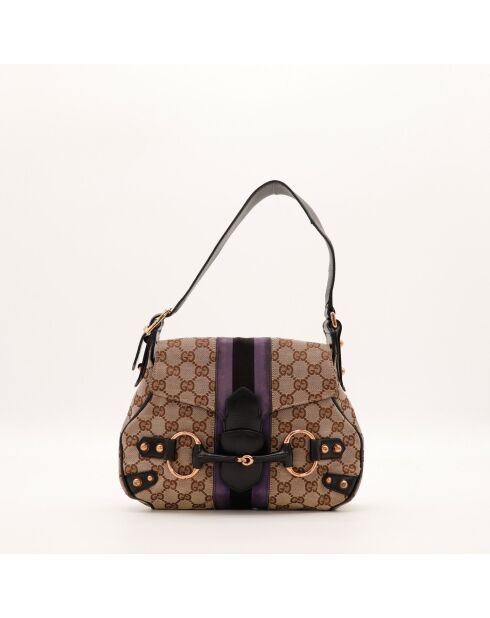 Sac Horsebit 1955 beige - 26 x 18 x 6 cm