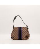 Sac Horsebit 1955 beige - 26 x 18 x 6 cm