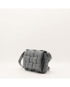 Sac en cuir Padded Cassette gris - 26 x 18 x 8 cm