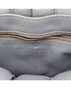 Sac en cuir Padded Cassette gris - 26 x 18 x 8 cm