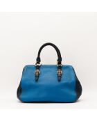 Sac en cuir Bowler bicolore - 26 x 19 x 15 cm