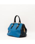 Sac en cuir Bowler bicolore - 26 x 19 x 15 cm