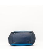 Sac en cuir Bowler bicolore - 26 x 19 x 15 cm
