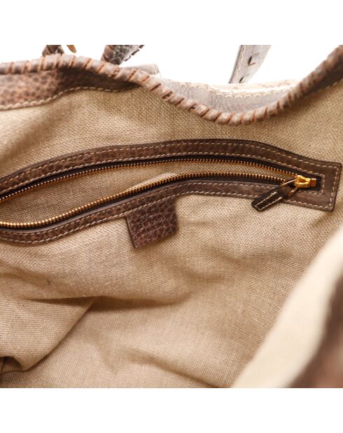 Sac New Jackie 1961 beige - 43 x 35 x 10 cm