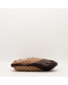Sac Jackie Horsebit marron - 35 x 28 cm