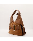 Sac Hobo Horsebit Heritage marron - 33 x 32 x 10 cm