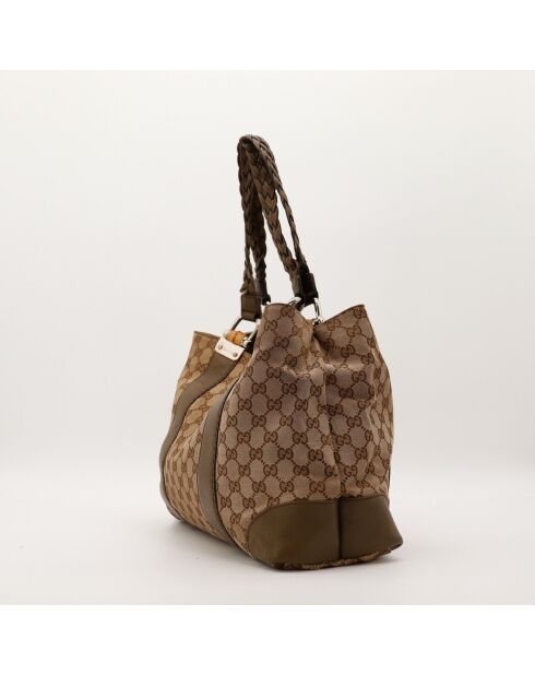 Tote bag beige - 38 x 26 x 15 cm