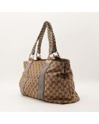 Tote bag Bamboo marron - 43 x 27 x 13 cm