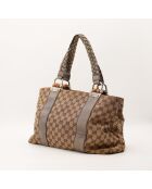 Tote bag Bamboo marron - 43 x 27 x 13 cm