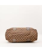 Tote bag Bamboo marron - 43 x 27 x 13 cm