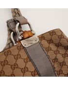 Tote bag Bamboo marron - 43 x 27 x 13 cm