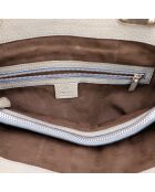 Tote bag Bamboo marron - 43 x 27 x 13 cm