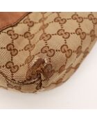 Tote bag Bambou marron - 38 x 30 x 14 cm