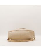 Sac Hobo Bambou beige - 39 x 31 x 8.5 cm