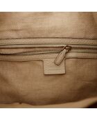 Sac Hobo Bambou beige - 39 x 31 x 8.5 cm